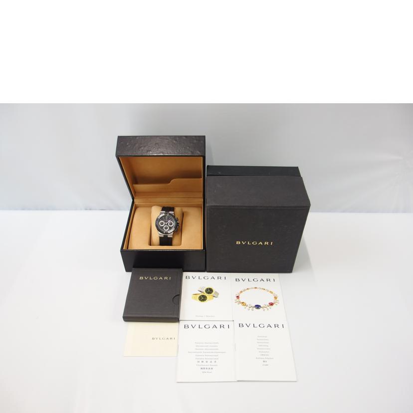 BVLGARI ブルガリ/ディアゴノクロノグラフ/オートマ/ラバーベルト/DG37SCCH//MP2317/ABランク/83