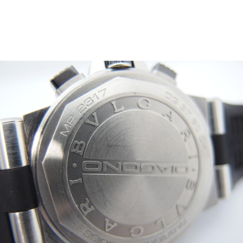 BVLGARI ブルガリ/ディアゴノクロノグラフ/オートマ/ラバーベルト/DG37SCCH//MP2317/ABランク/83