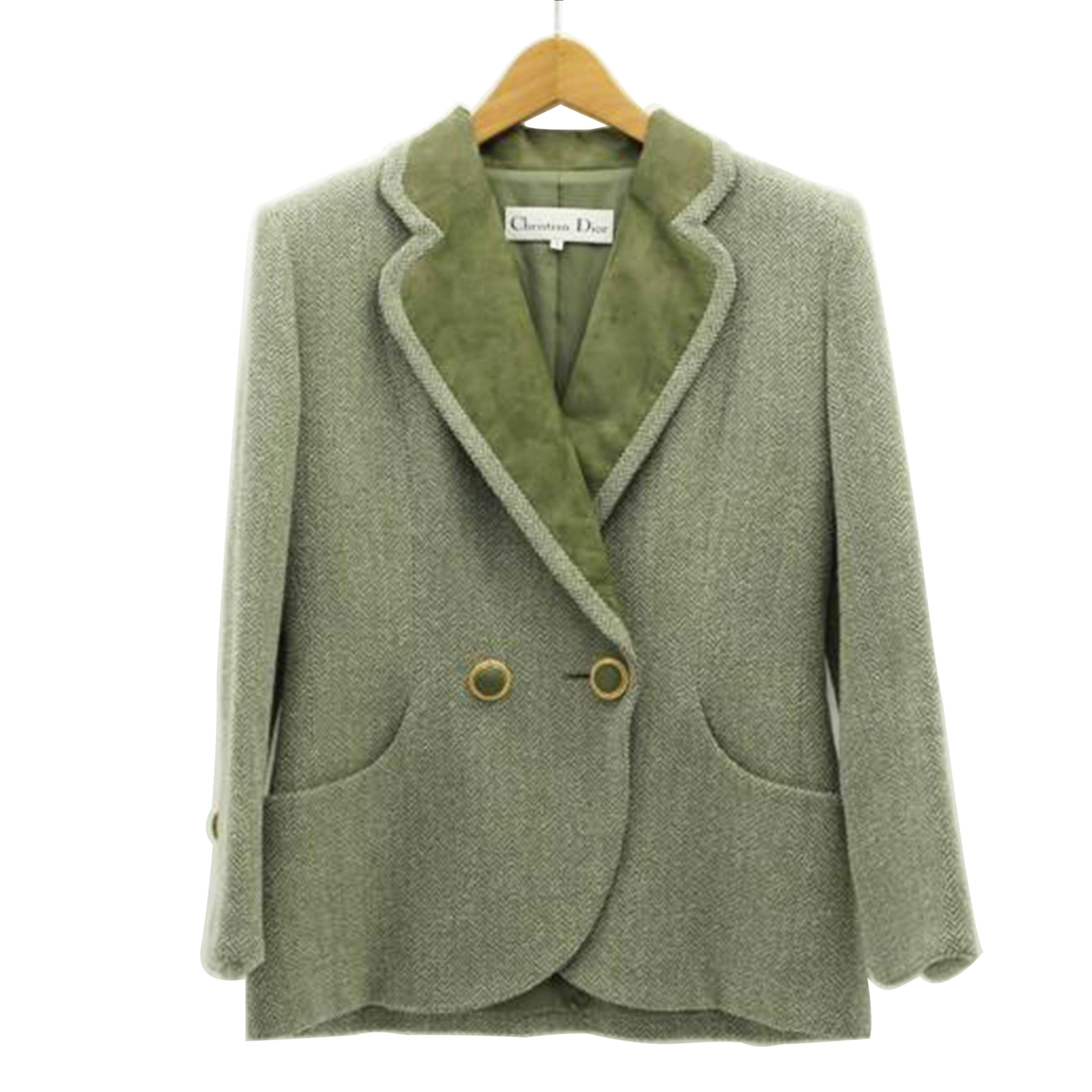 Christian Dior クリスチャンディオール/Christian Dior ヴィンテージジャケット(GR)/MD2EF7470//ABランク/75