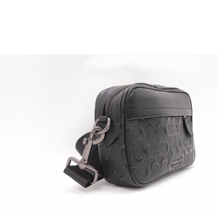 COACH コーチ クラッチ 黒 レザー レディース メンズ/グラハムデボスドシグネチャーショルダー/ブラック/F50713//L1844/SAランク/69