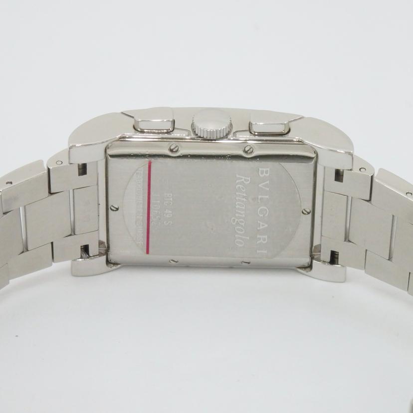 BVLGARI ブルガリ/レッタンゴロクロノグラフクォーツ/RTC 49 S//J10652/ABランク/77