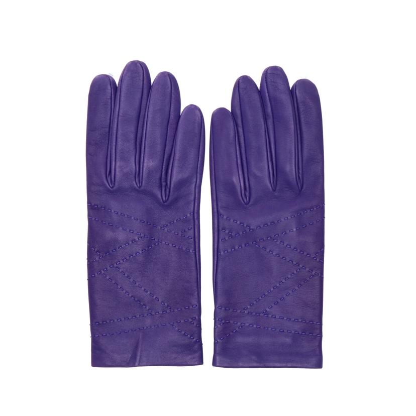 HERMES エルメス/レザーステッチグローブ//ABランク/94