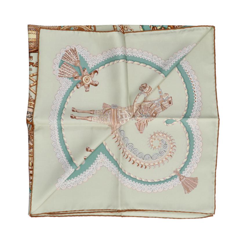 HEWRMES エルメス/カレ90/GRN//ABランク/94