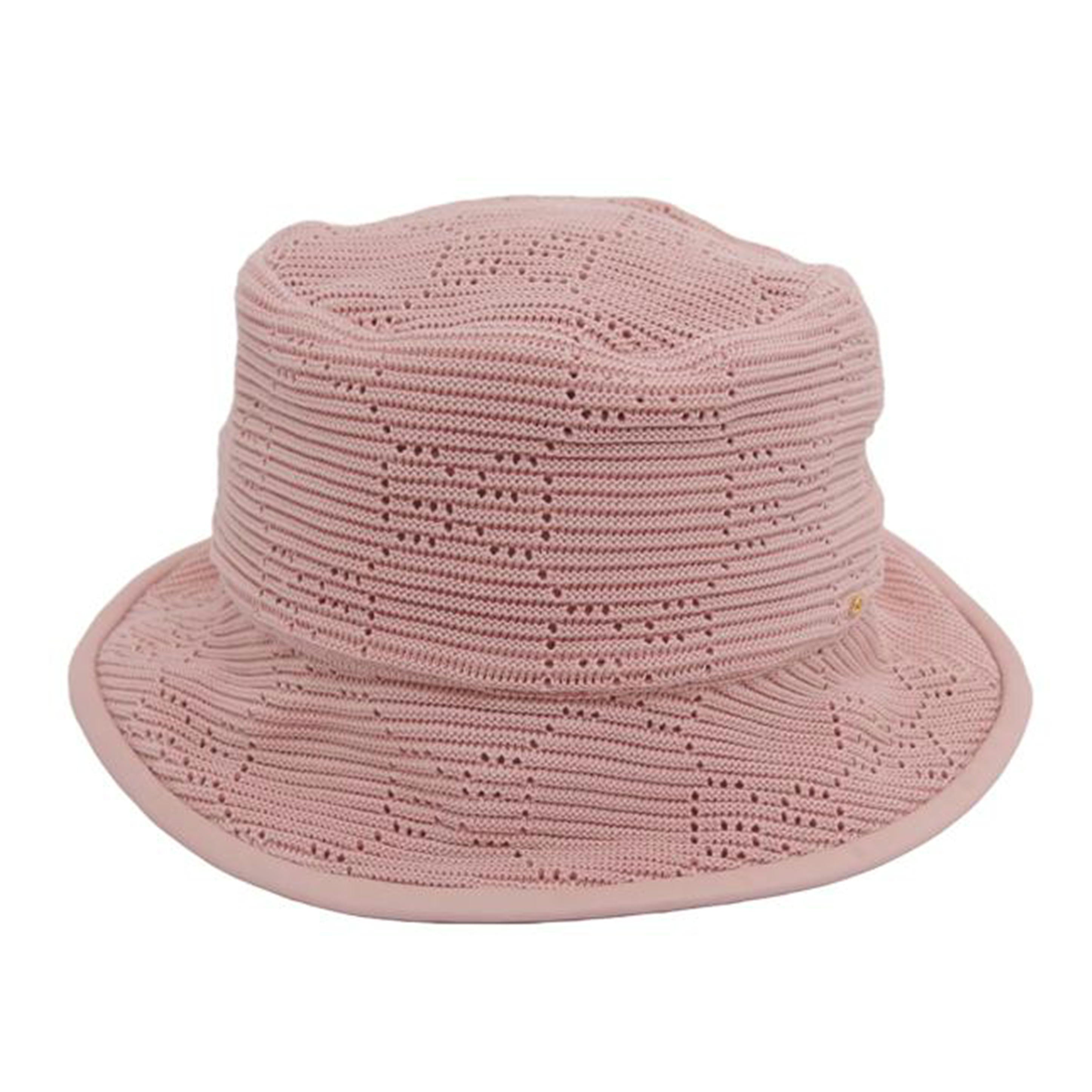 GUCCI グッチ 帽子 ニット/GGメッシュ/バケトハット/ピンク/656573//Aランク/04