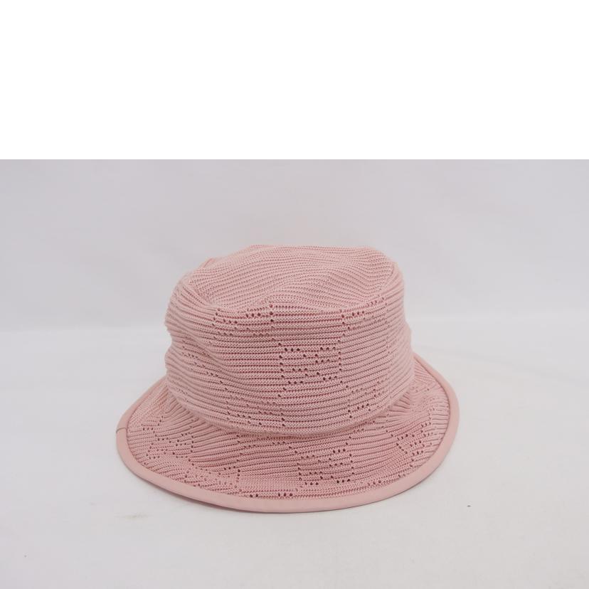 GUCCI グッチ 帽子 ニット/GGメッシュ/バケトハット/ピンク/656573//Aランク/04