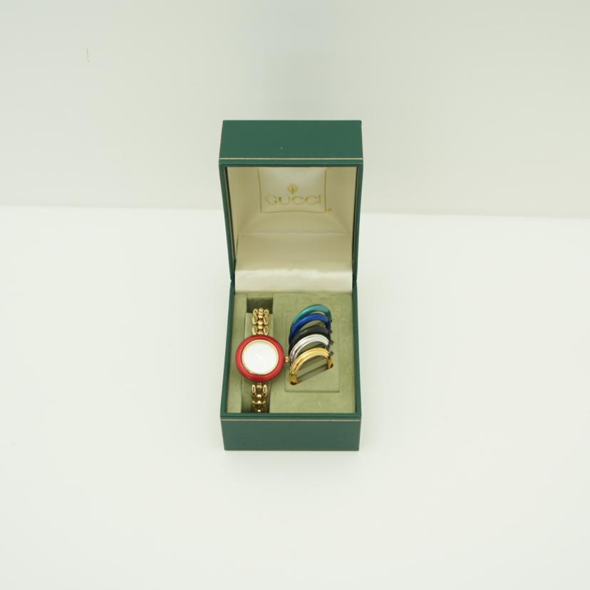 GUCCI グッチ/チェンジベゼルウォッチ/レディース/クオーツ/11/12.2//029****/ABランク/75