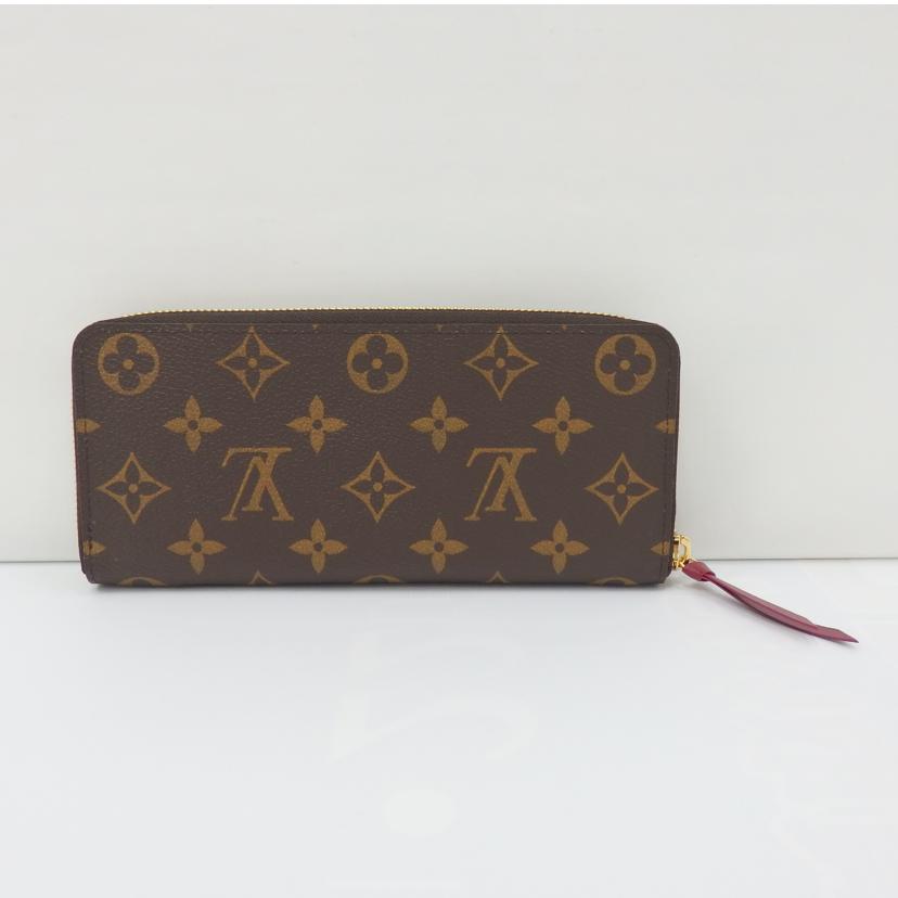 LV ルイヴィトン/ポルトフォイユ・クレマンス/モノグラム/フューシャ/M60742//IC/SAランク/77