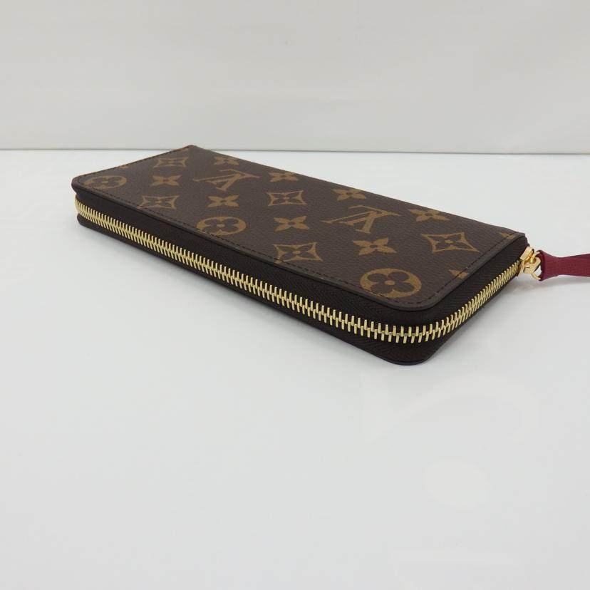LV ルイヴィトン/ポルトフォイユ・クレマンス/モノグラム/フューシャ/M60742//IC/SAランク/77