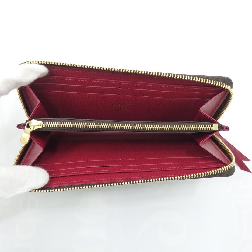 LV ルイヴィトン/ポルトフォイユ・クレマンス/モノグラム/フューシャ/M60742//IC/SAランク/77