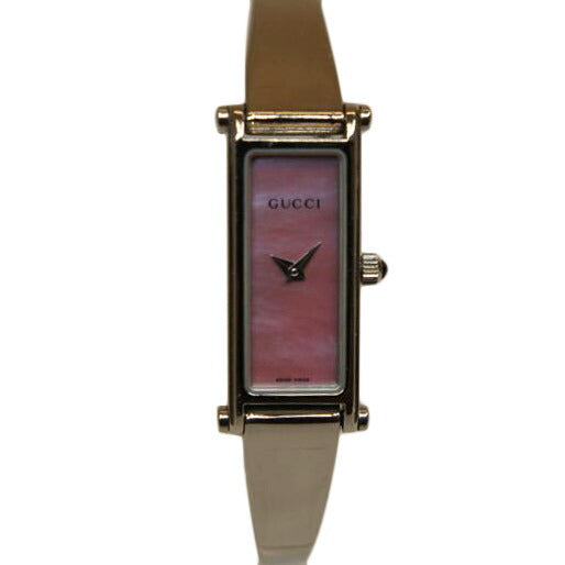 GUCCI グッチ/バングルウォッチ・ピンクシェル/レディース/クオーツ/1500L//096****/ABランク/92