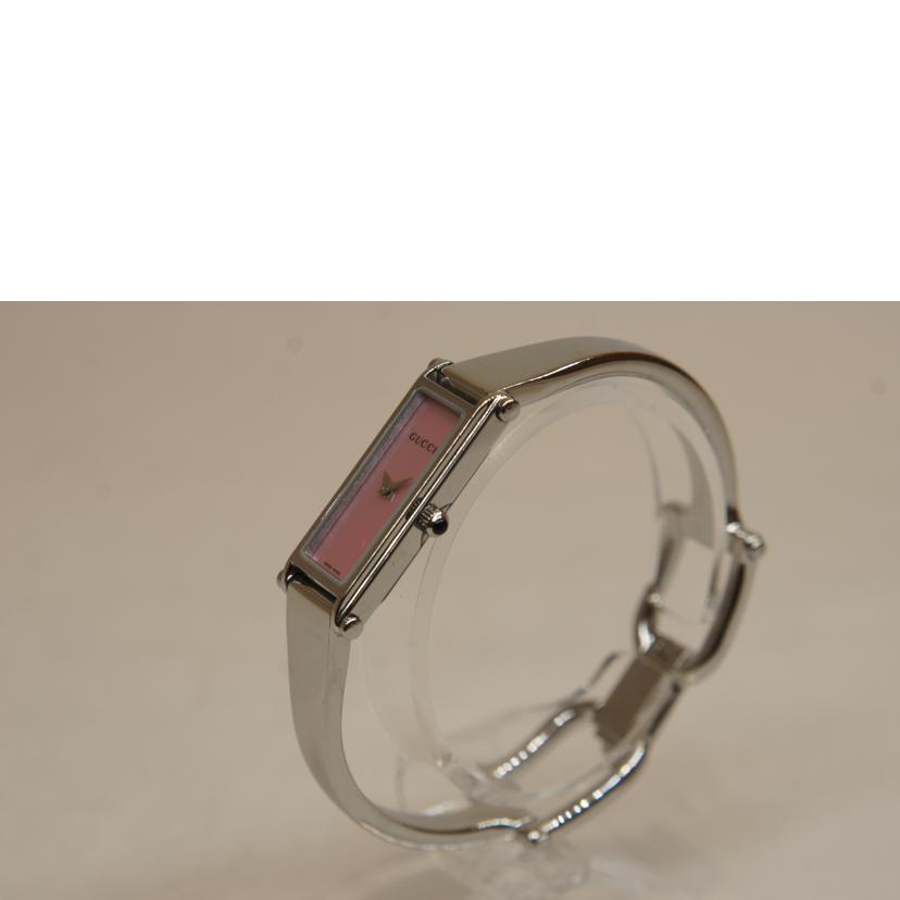 GUCCI グッチ/バングルウォッチ・ピンクシェル/レディース/クオーツ/1500L//096****/ABランク/92