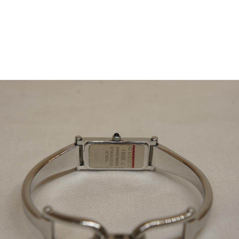 GUCCI グッチ/バングルウォッチ・ピンクシェル/レディース/クオーツ/1500L//096****/ABランク/92