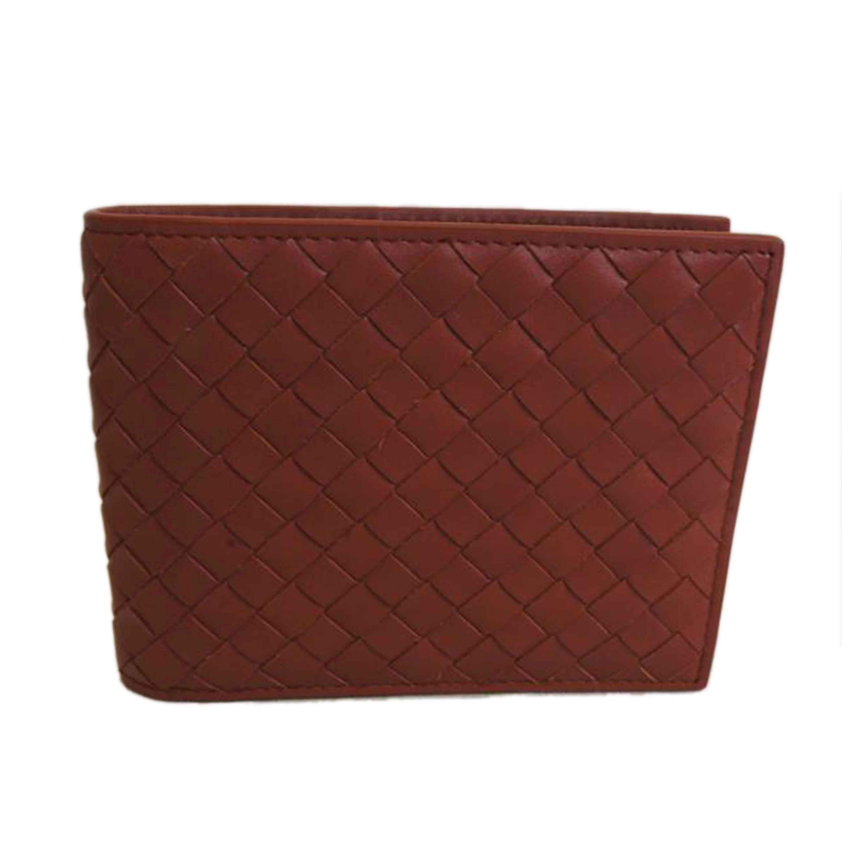 BOTTEGA VENETA ボッテガヴェネタ/イントレチャート二つ折りウォレット//SAランク/92