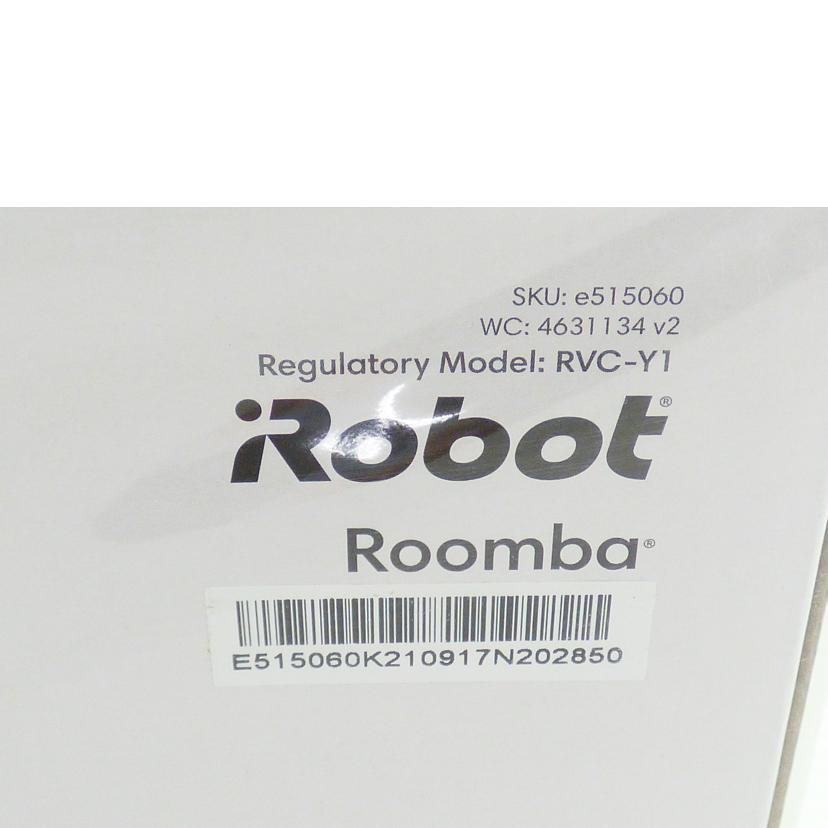 iRobot アイロボット/ロボット掃除機ルンバ/e5//E515060K210917N202850/Sランク/64