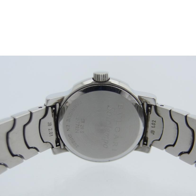 BVLGARI ブルガリ/ソロテンポ/グレー文字盤/デイトウォッチ/クォーツ/ST29S //D77924/ABランク/04