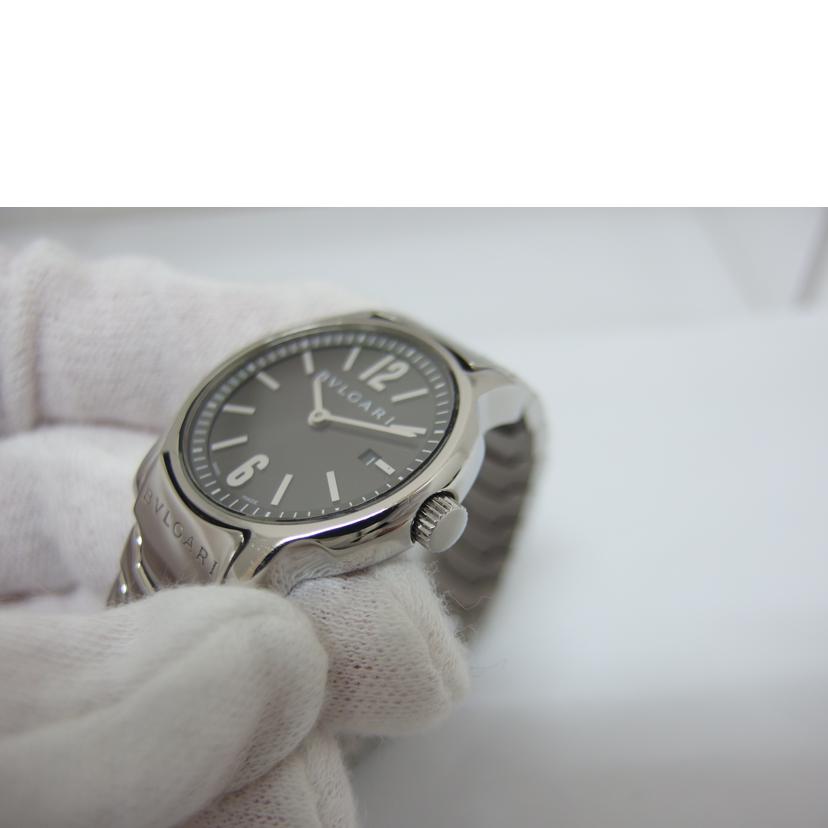 BVLGARI ブルガリ/ソロテンポ/グレー文字盤/デイトウォッチ/クォーツ/ST29S //D77924/ABランク/04