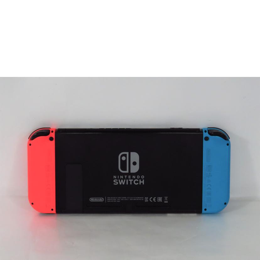 NINTEDO 任天堂/ニンテンドーSwitch ネオンブルー×ネオンレッド/HACー001//XKJ70038978787/BCランク/81