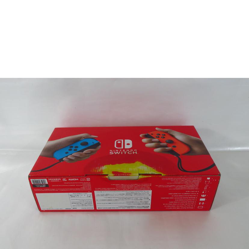 NINTEDO 任天堂/ニンテンドーSwitch ネオンブルー×ネオンレッド/HACー001//XKJ70038978787/BCランク/81