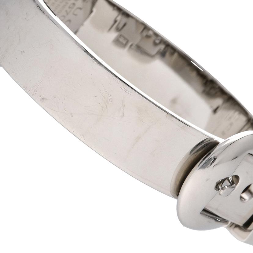 GUCCI グッチ/ラウンドバングルウォッチ・シルバー×ブラック/クオーツ/6700L//008****/Bランク/75