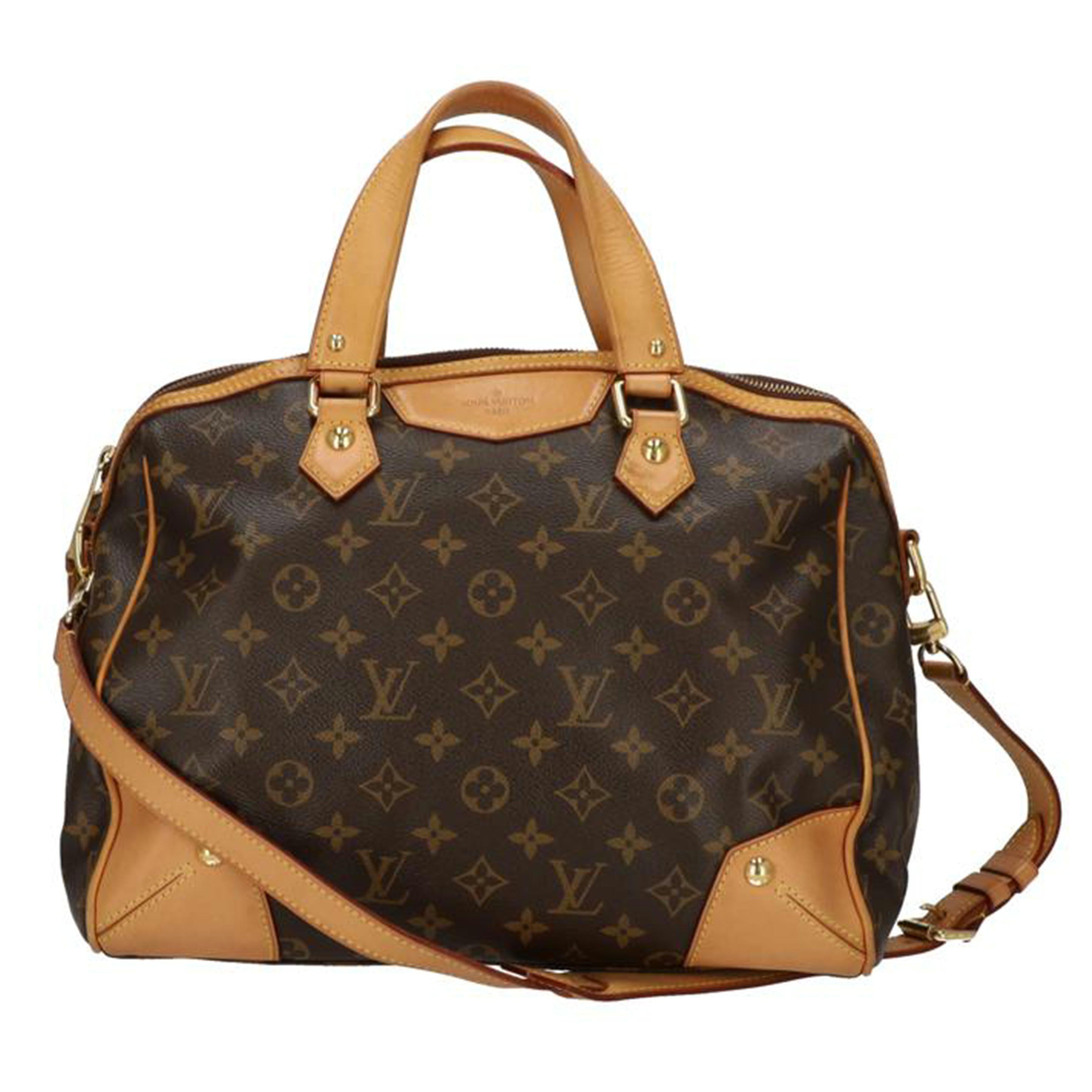 LOUIS VUITTON ルイヴィトン ルイ・ヴィトン ビトン ショルダーバッグ ハンドバッグ トートバッグ ブラウン メンズ レディース 定番 人気 LV 斜め掛け 肩がけ/レティーロPM/モノグラム/M40325//AR4***/Bランク/93