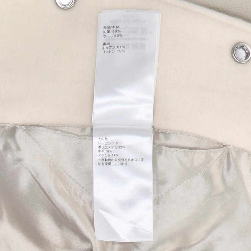 LOUIS VUITTON ルイ・ヴィトン/マルチパッチミックスドレザー/バーシティブルゾンジャケット/ホワイト/RM222 MYJ HNL91E//ABランク/93