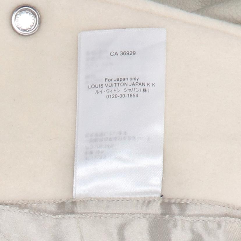 LOUIS VUITTON ルイ・ヴィトン/マルチパッチミックスドレザー/バーシティブルゾンジャケット/ホワイト/RM222 MYJ HNL91E//ABランク/93