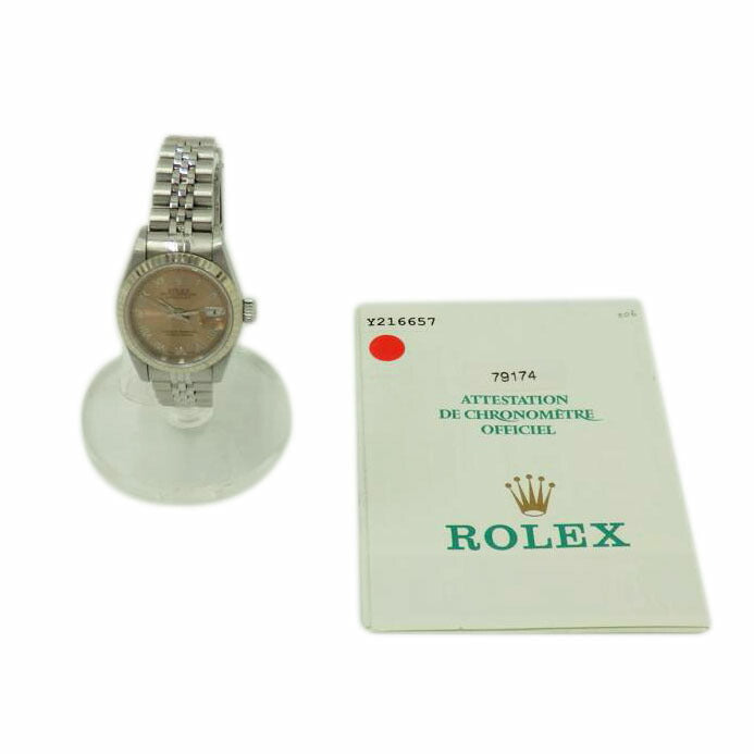 ROLEX ロレックス/デイトジャストレディース/ピンクローマ/79174//Y216657/ABランク/77