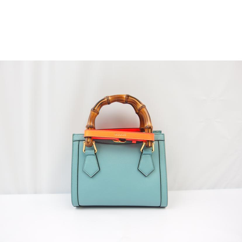 GUCCI グッチ/ダイアナミニトートバッグ/2way/ライトブルー/655661//525040/Aランク/83