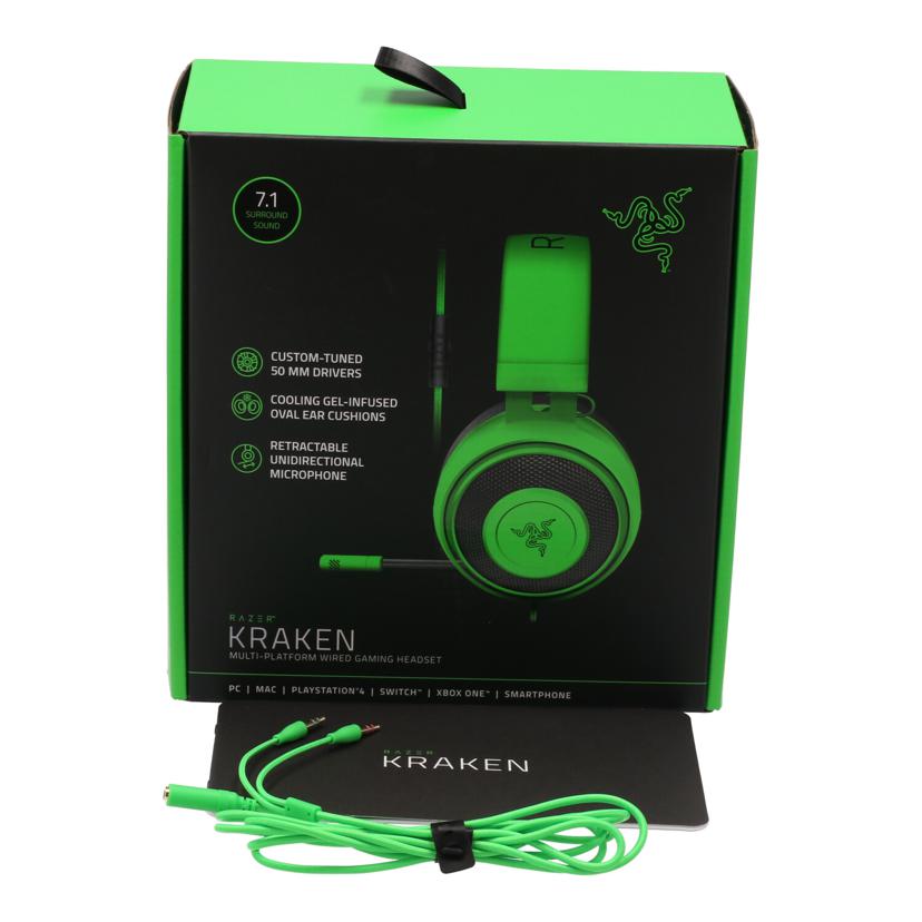 Razer レイザー/ゲーミングヘッドセット/RZ04-02830200-R3M1//862029D09801568/Bランク/75