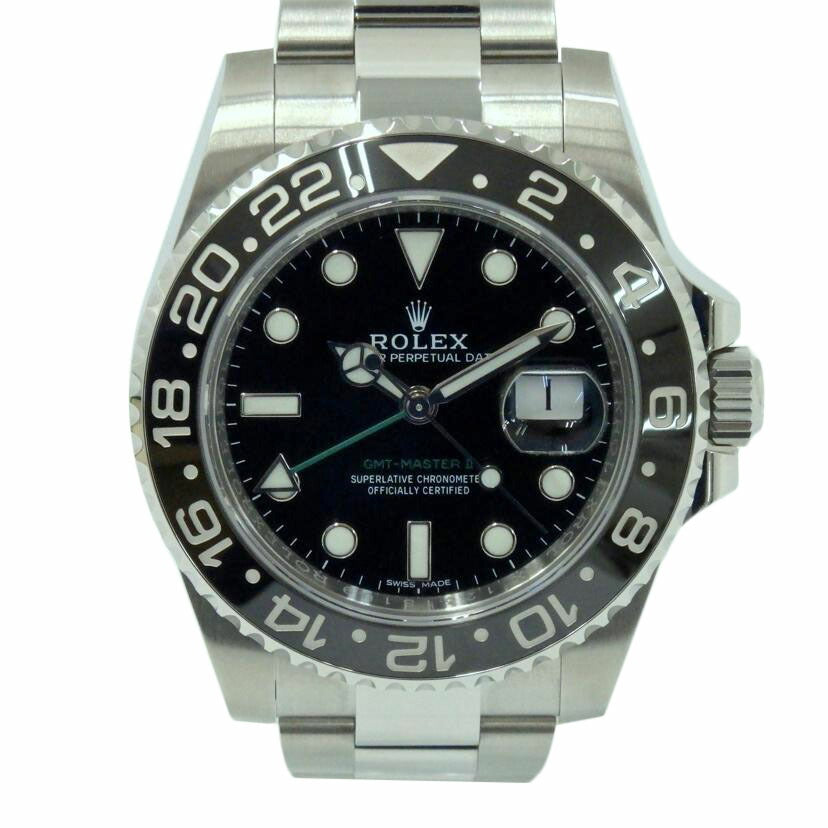 ROLEX ロレックス/GMTマスターⅡ ランダムシリアル/116710LN//1231S1U9/Aランク/77