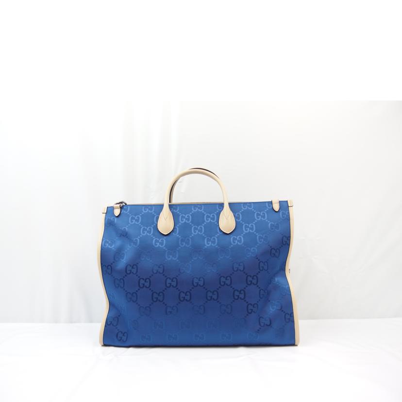 GUCCI グッチ/グッチオフザグリッド2wayトート/ブルー/630353//524050/SAランク/83