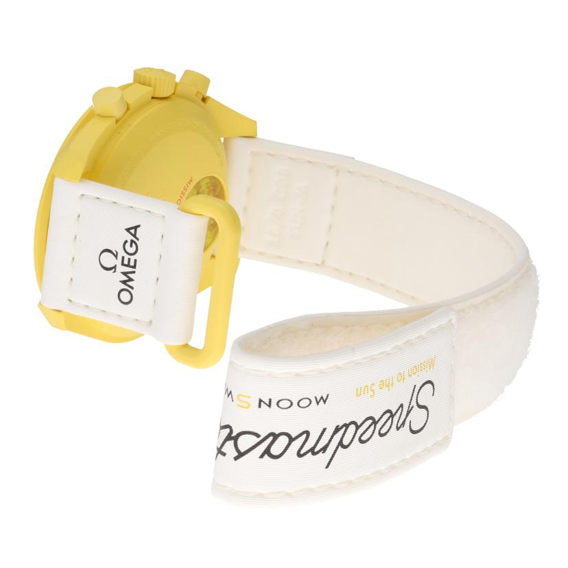 OMEGA×swatch オメガ×スウォッチ 腕時計 バイオセラミック/ムーンスウォッチ/ミッション・トゥ・ザ・サン/クオーツ/SO33J100//ABランク/75