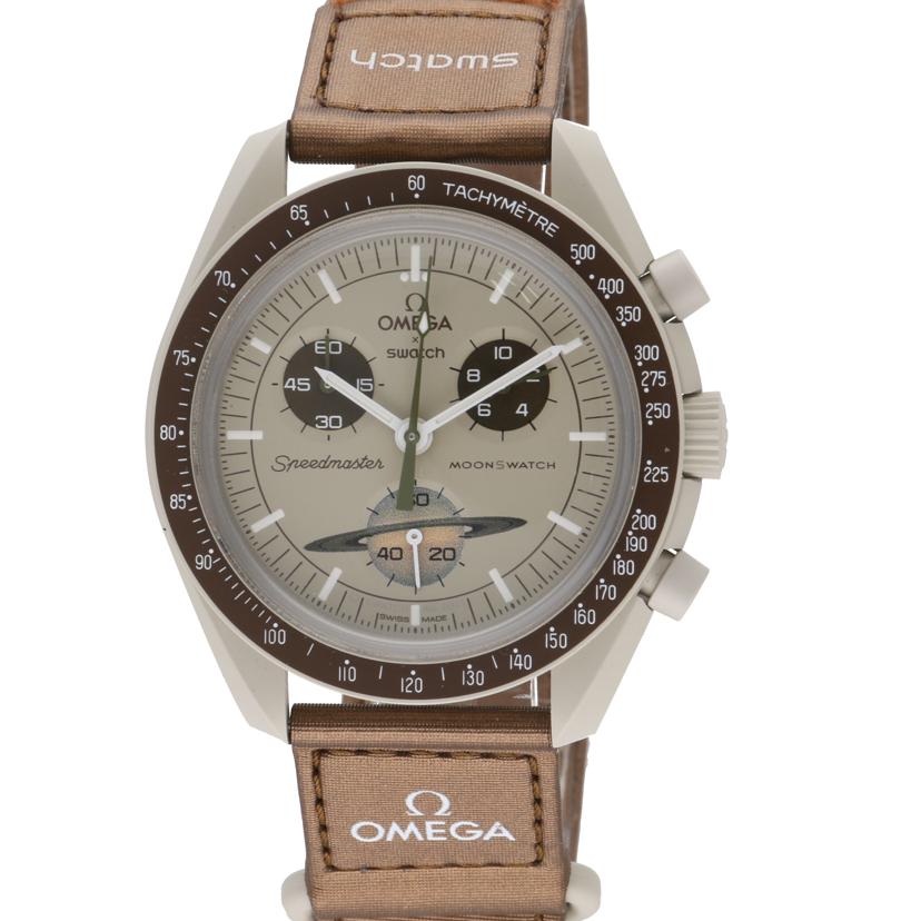 OMEGA×swatch オメガ×スウォッチ OMEGA×swatch ムーンスウォッチ MISSION TO SATURN クオーツ/ムーンスウォッチ/MISSION TO SATURN/クオーツ/SO33T100//SAランク/37