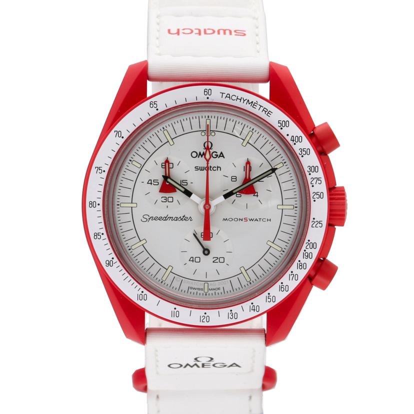 OMEGA×swatch オメガ×スウォッチ/ムーンスウォッチ/MISSION TO MARS/クオーツ/SO33R100//SAランク/75