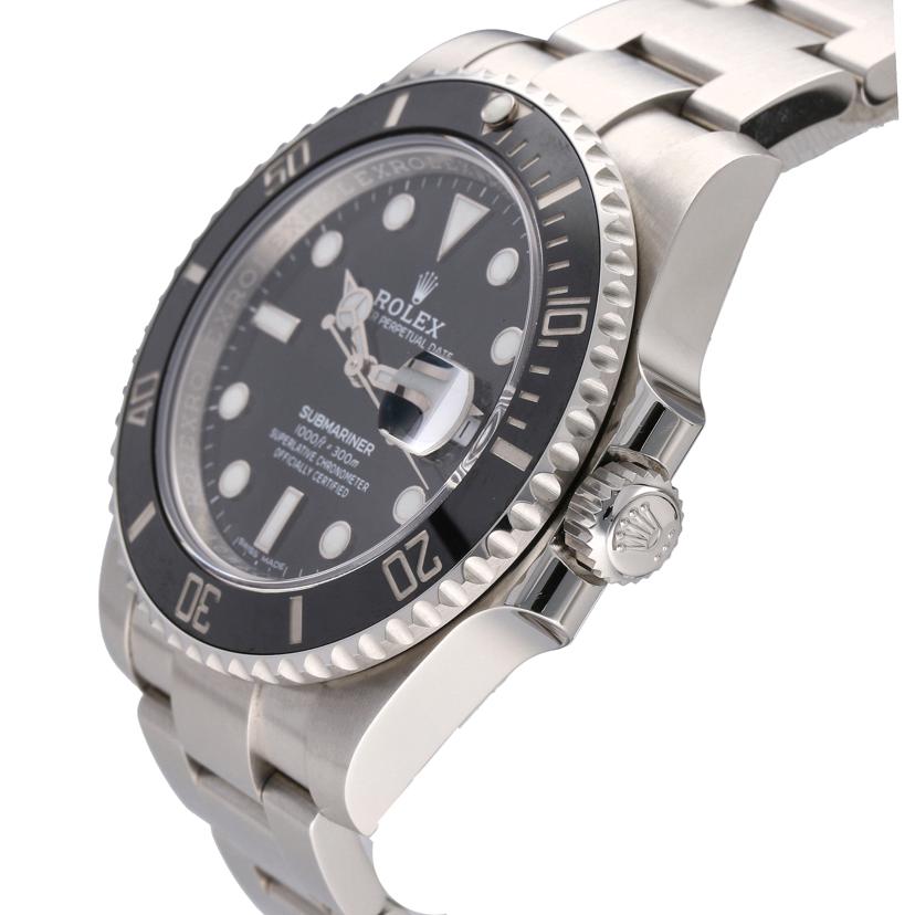 ROLEX ロレックス 黒サブ 腕時計 ランダムシリアル ギャラ2018年日付 ステンレス 黒文字盤 メンズ 自動巻き/サブマリーナ・デイト・ブラック/ランダム番/116610LN//8977W0V1/Aランク/75