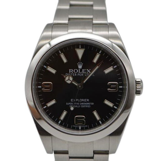 ROLEX ロレックス エク1 ランダムシリアル 前期型 2015年ギャラ ステンレス メンズ/エクスプローラー1/214270//639***********/Aランク/89