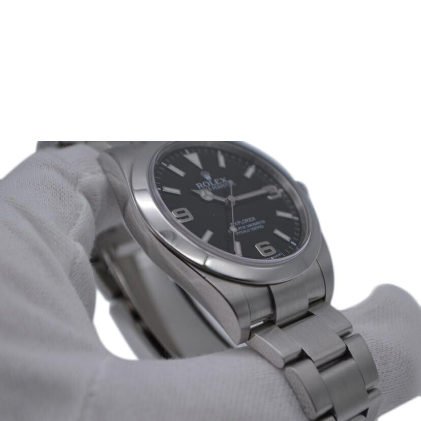 ROLEX ロレックス エク1 ランダムシリアル 前期型 2015年ギャラ ステンレス メンズ/エクスプローラー1/214270//639***********/Aランク/89