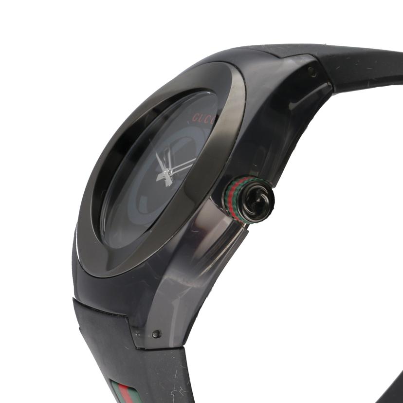 GUCCI グッチ/シンク・ブラック/メンズ/クオーツ/YA137107A//179*****/Bランク/75