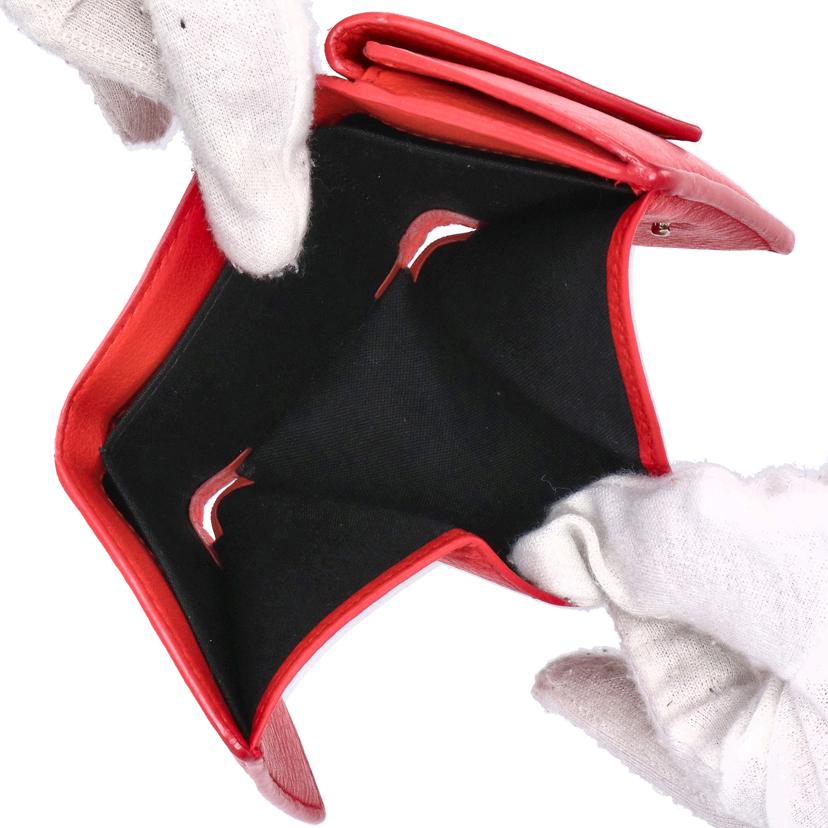 BALENCIAGA バレンシアガ/ペーパーミニウォレット/レッド/291446//652**********/ABランク/93