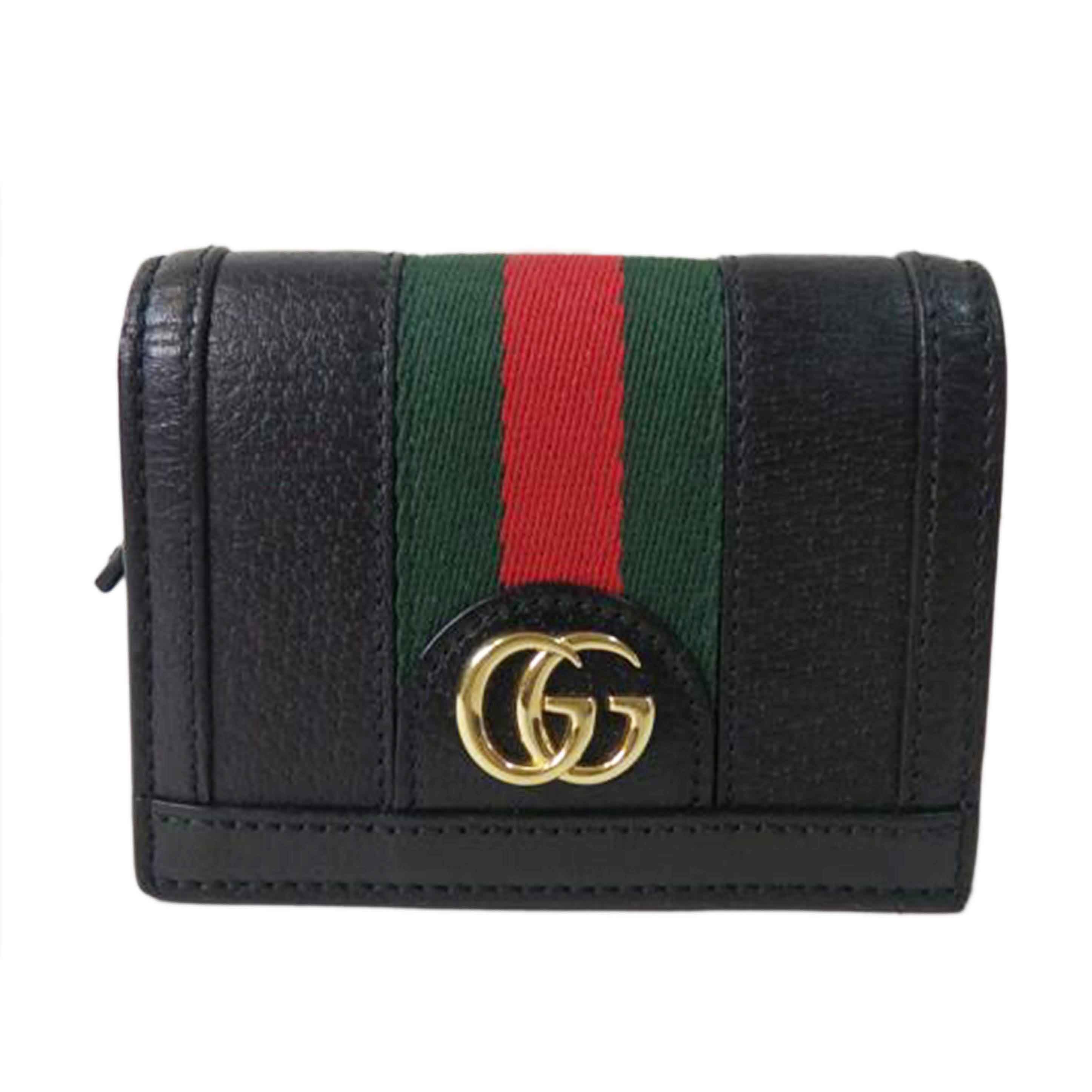 GUCCI グッチ/GGマーモントオフィディア/2つ折り財布/523155//496***/ABランク/84