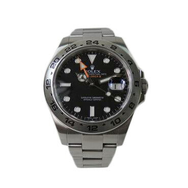 ROLEX ロレックス 腕時計 2010年頃製造 新品仕上済 ルーレット ステンレス 黒文字盤 自動巻き/エクスプローラー2・ブラック/G番/216570//G715775(2010)/SAランク/84
