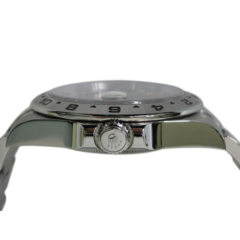 ROLEX ロレックス 腕時計 2010年頃製造 新品仕上済 ルーレット ステンレス 黒文字盤 自動巻き/エクスプローラー2・ブラック/G番/216570//G715775(2010)/SAランク/84