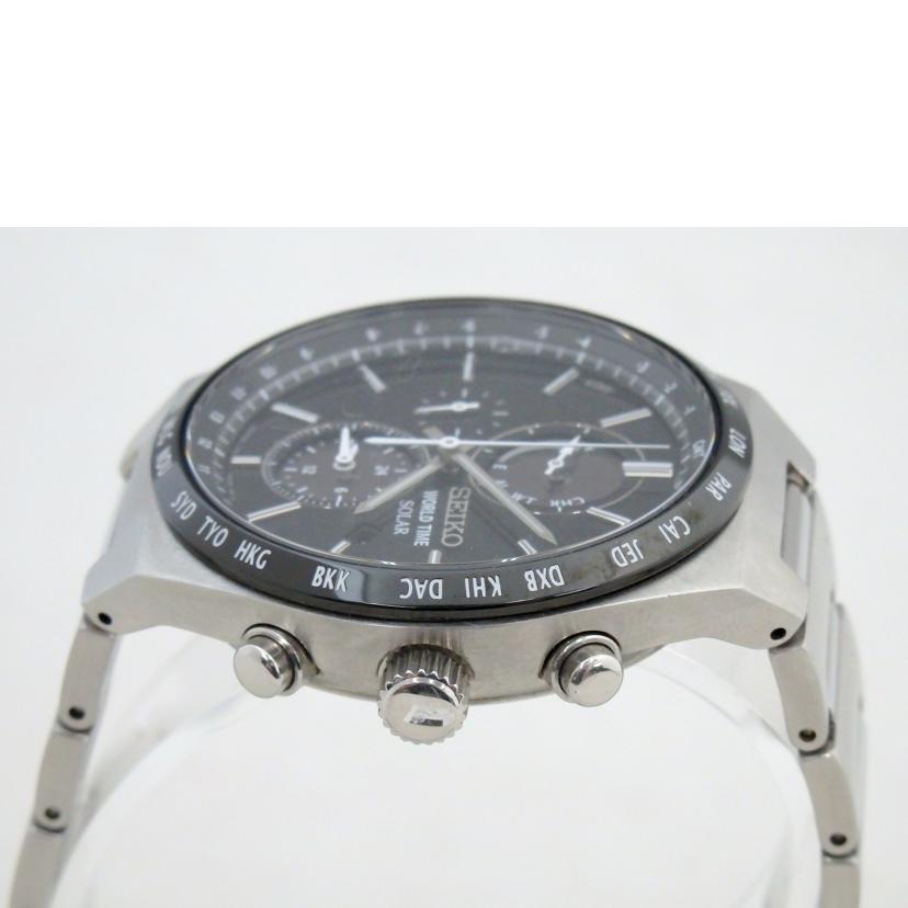 SEIKO セイコー/メンズ時計/ワールドタイム/ソーラー/V195-0AE0//900483/ABランク/72