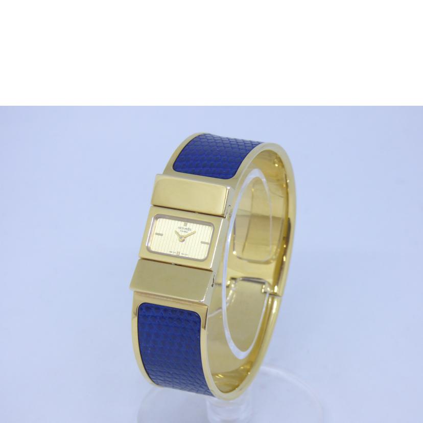 HERMES エルメス/ロケ・バングルウォッチ・レザー/レディース/クオーツ/LO1.210//837240/ABランク/64