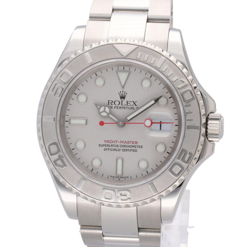 ROLEX ロレックス 腕時計 2005年頃製造 新品仕上げ済/ヨットマスター・ロジウム/自動巻/D番/16622//D056050/Aランク/75