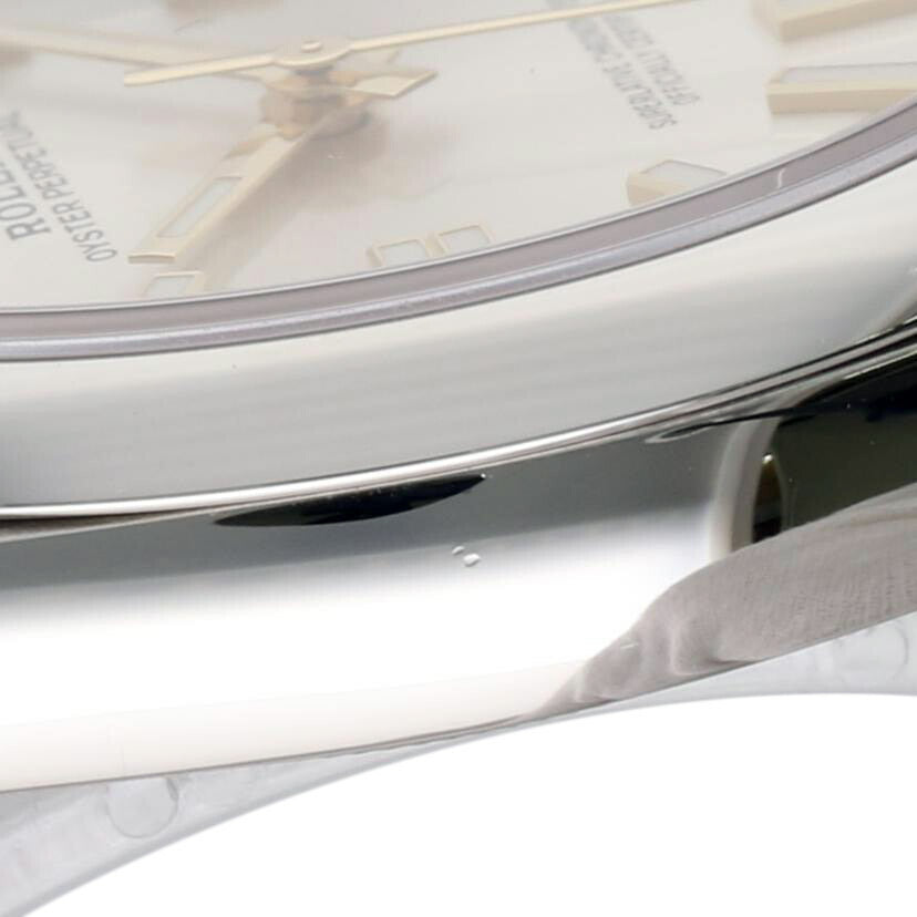ROLEX ロレックス 腕時計 新ギャラ 保証書2022年 ランダムシリアル ステンレス 自動巻き メンズ/オイスター・パーペチュアル41・シルバー/ランダム番/124300//1Q3030R5/Aランク/75