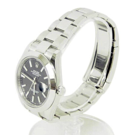 ROLEX ロレックス 腕時計 ランダムシリアル 新ギャラ 保証書2022年 ステンレス 自動巻き/デイトジャスト41・ブライトブラック/ランダム番/126300//0094R668/SAランク/78