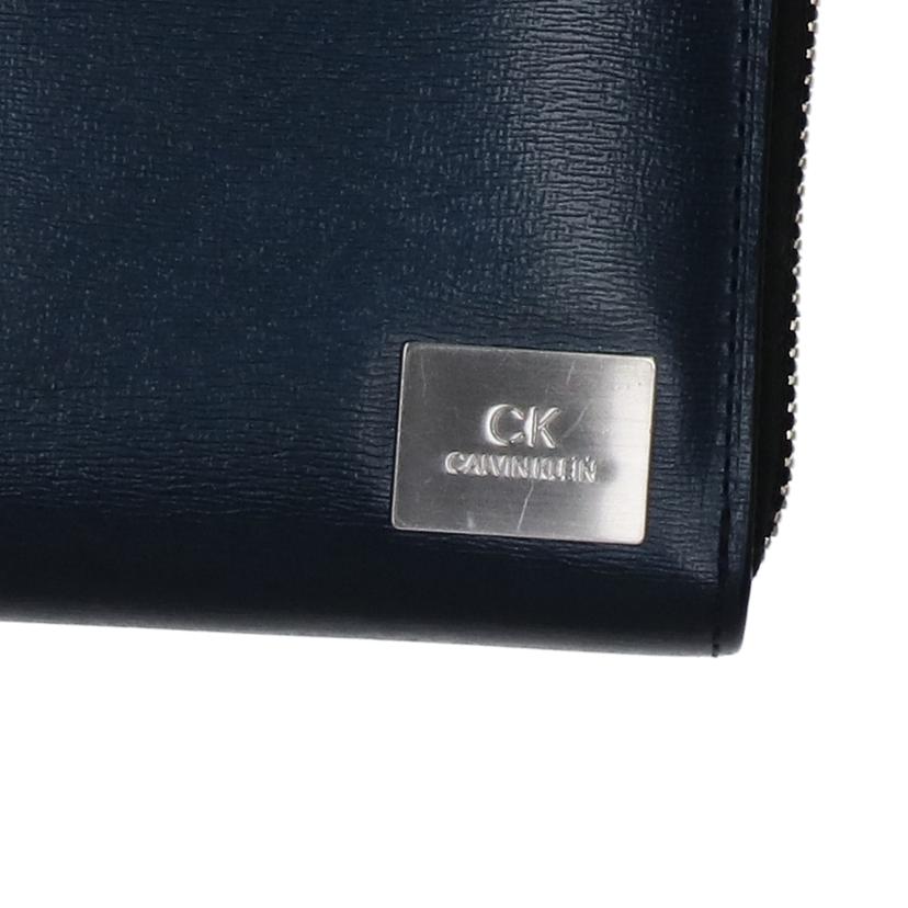 CALVIN KLEIN カルバン・クライン/ラウンドファスナー長財布/826656//Bランク/93