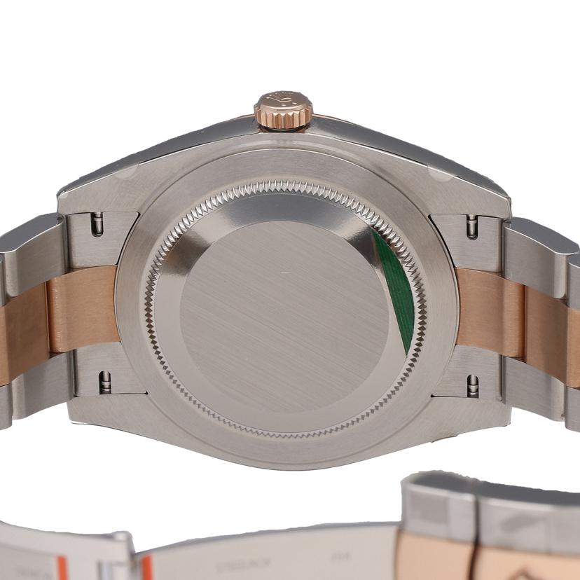 ROLEX ロレックス 腕時計 ランダムシリアル 2019年保証書 エバーローズゴールド ステンレス 保護シール付き メンズ/デイトジャスト41・サンダスト/ランダム番/126301//9F7090F2/SAランク/75