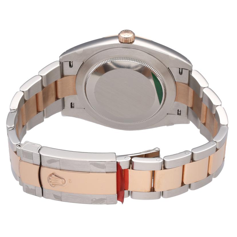 ROLEX ロレックス 腕時計 ランダムシリアル 2019年保証書 エバーローズゴールド ステンレス 保護シール付き メンズ/デイトジャスト41・サンダスト/ランダム番/126301//9F7090F2/SAランク/75